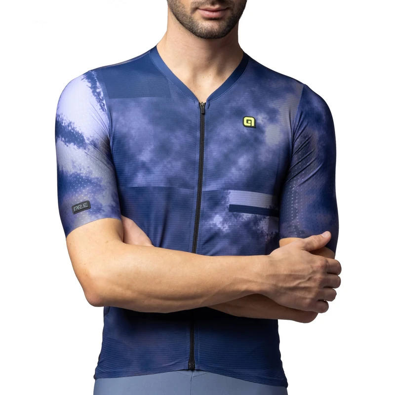 Alé Cycling Men's PR-E Atmosfera Cycling Jersey, Blue, XL