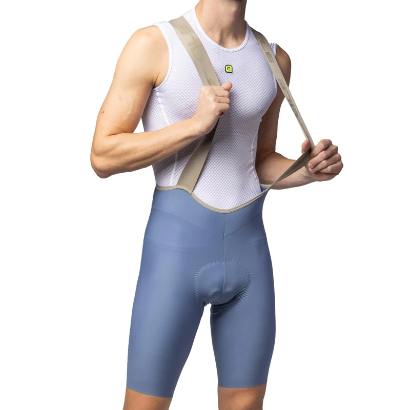 Alé Cycling Men's PR.E Master 2.0 Bib Shorts, Steel Blue, XXL