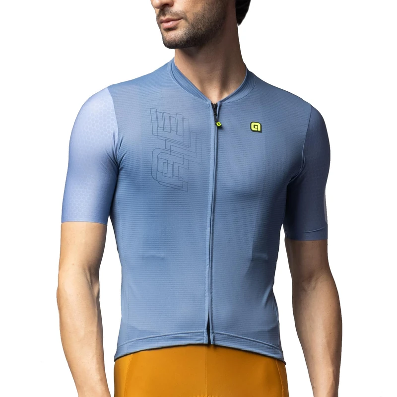 Alé Cycling Men's PR-E Follow Me Cycling Jersey, Steel Blue, XL