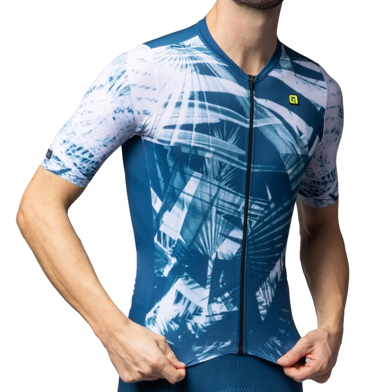 Alé Cycling Men's PR-E Palm Cycling Jersey, Lagoon, L