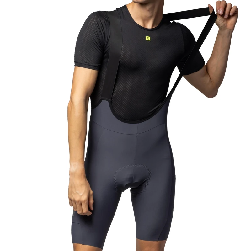 Alé Cycling Men's Off Road - Gravel Gravel-Pro Bib Shorts, Titanium, XL