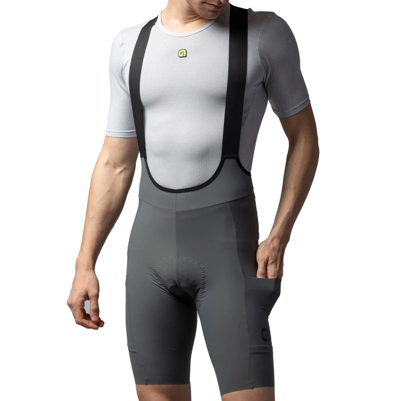 Alé Cycling Men's Off Road - Gravel Gravel-Pro Bib Shorts, Fango, XL