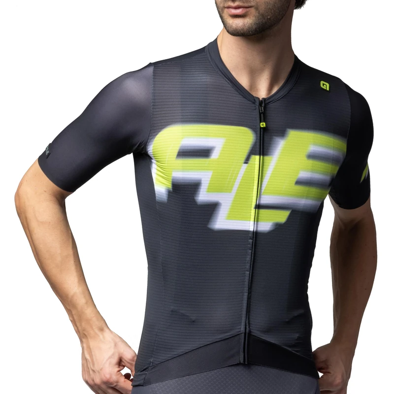 Alé Cycling Men's PR-E Sauvage Cycling Jersey, Black, XL