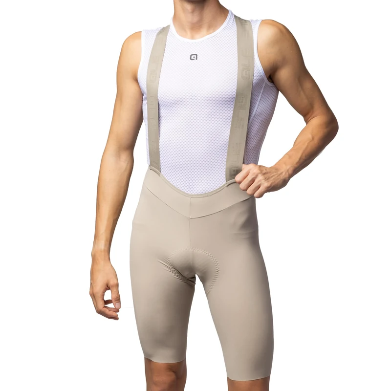 Alé Cycling Men's PR.E Master 2.0 Bib Shorts, Sand, XL