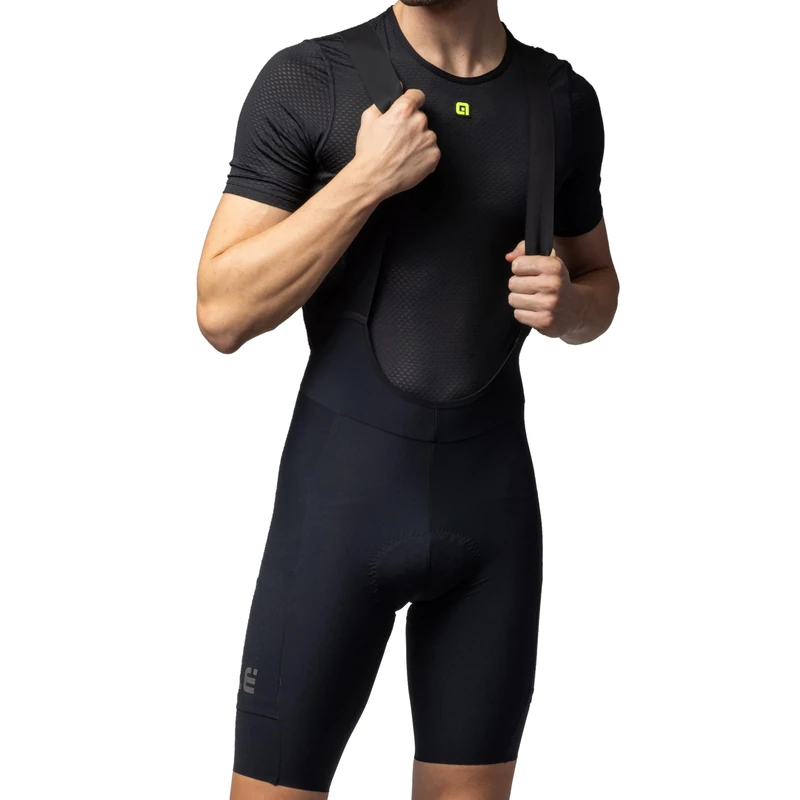 Alé Cycling Men's Off Road - Gravel Gravel-Pro Bib Shorts, Black, M