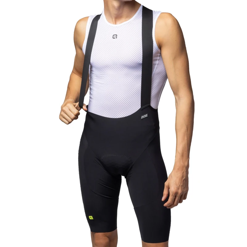 Alé Cycling Men's R-EV1 Sprinter Bib Shorts, Black, M