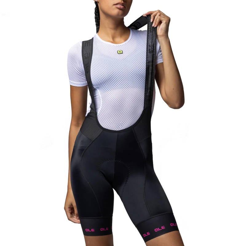 Alé Cycling Women's PR.E Strada 2.0 Bib Shorts, Fucsia, XS