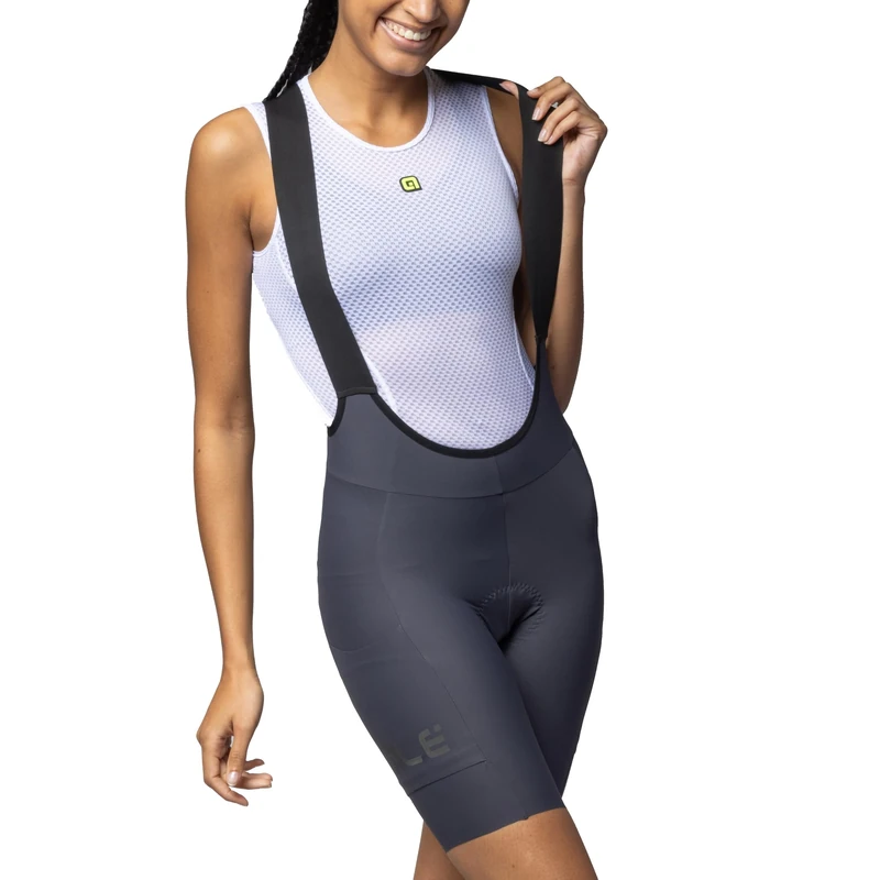 Alé Cycling Women's Off Road - Gravel Gravel-Pro Bib Shorts, Titanium, M