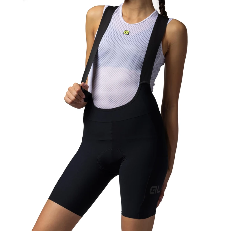 Alé Cycling Women's Off Road - Gravel Gravel-Pro Bib Shorts, Black, M