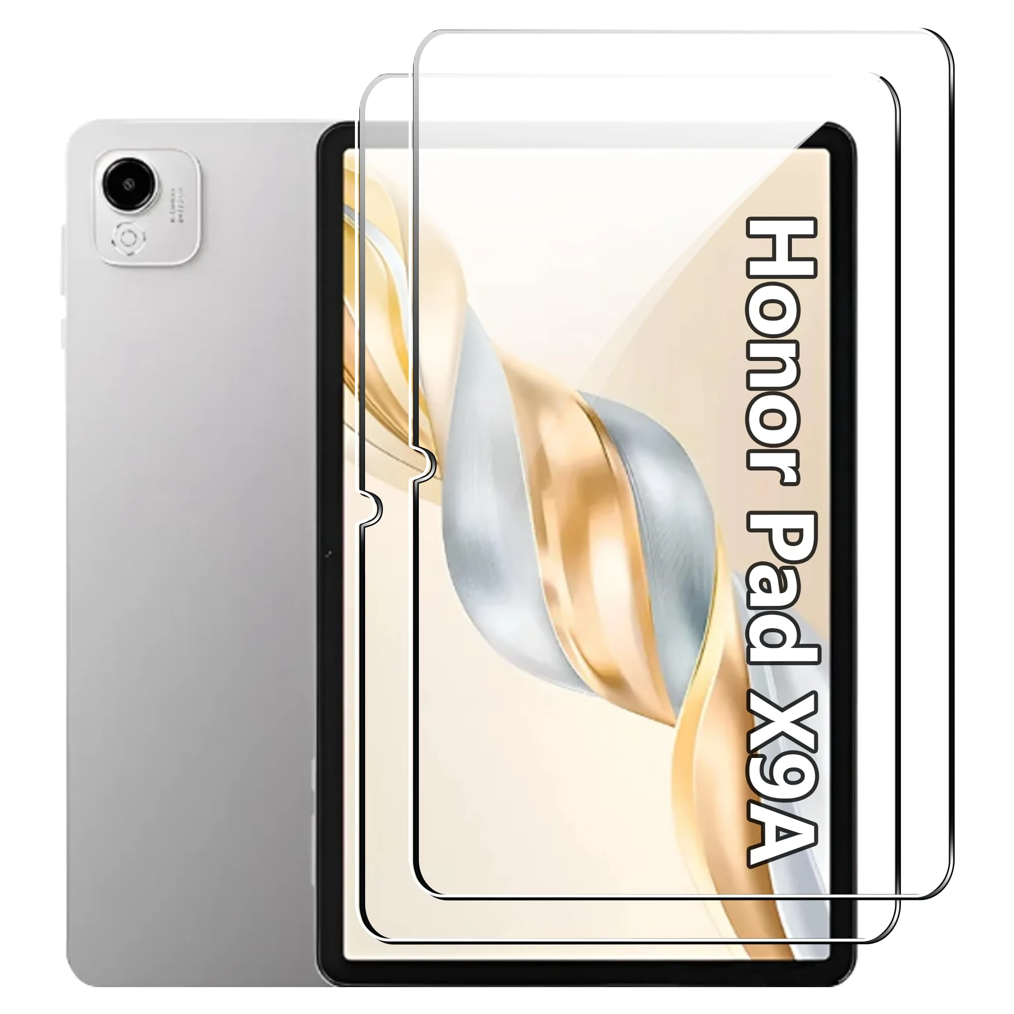 Suttkue for Honor Pad x9A Screen Protector,9H Hardness,Anti-Scratch,Tempered Glass Flim,11.5 inch,Case Friendly,Anti-Scratch,(2PACK)