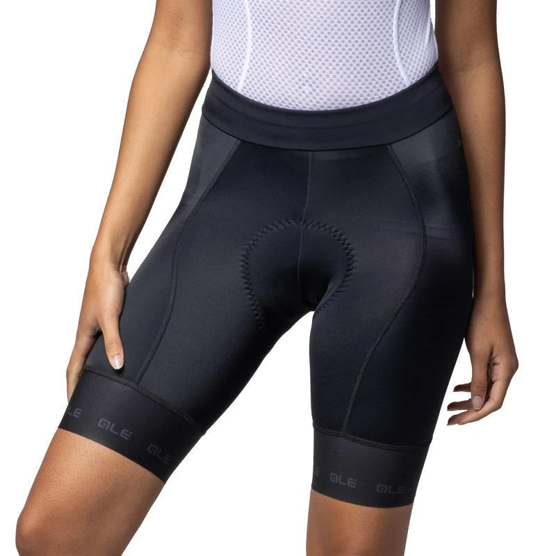 Alé Cycling Women's PR.E Strada 2.0 Cycling Shorts, Black, S