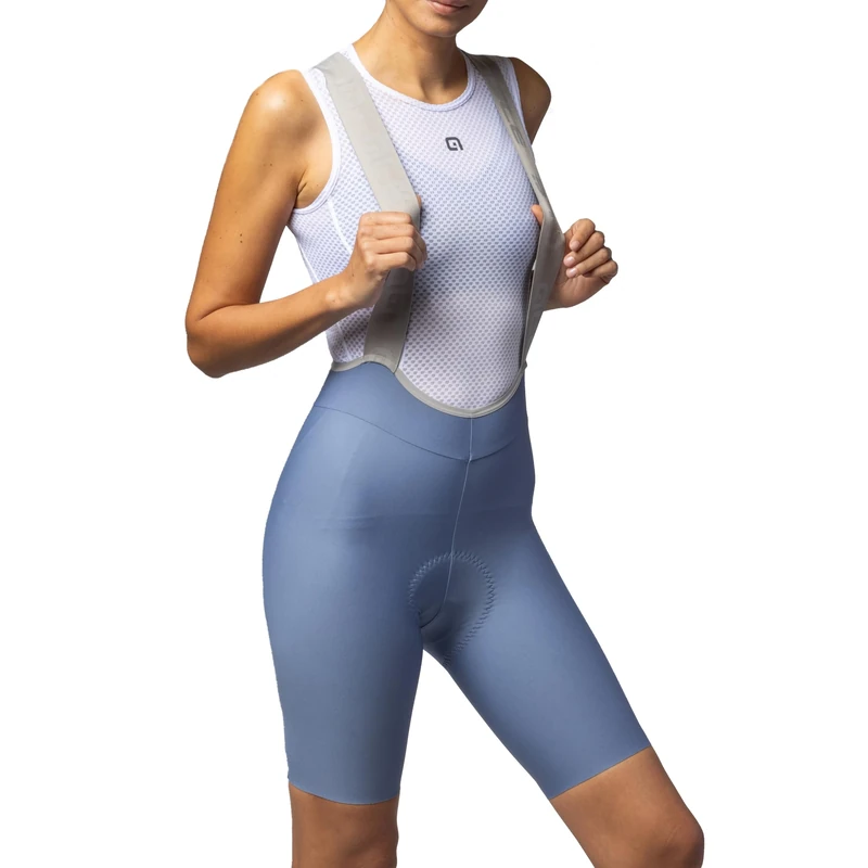 Alé Cycling Women's PR.E Master 2.0 Bib Shorts, Steel Blue, XS