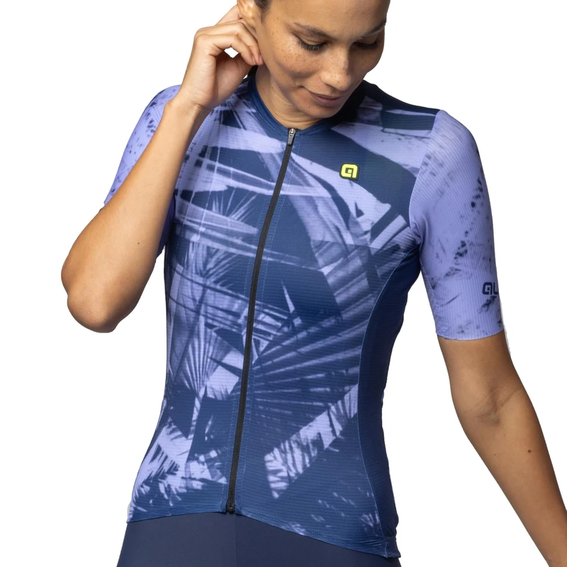 Alé Cycling Women's PR.E Palm Cycling Jersey, Blue, XS