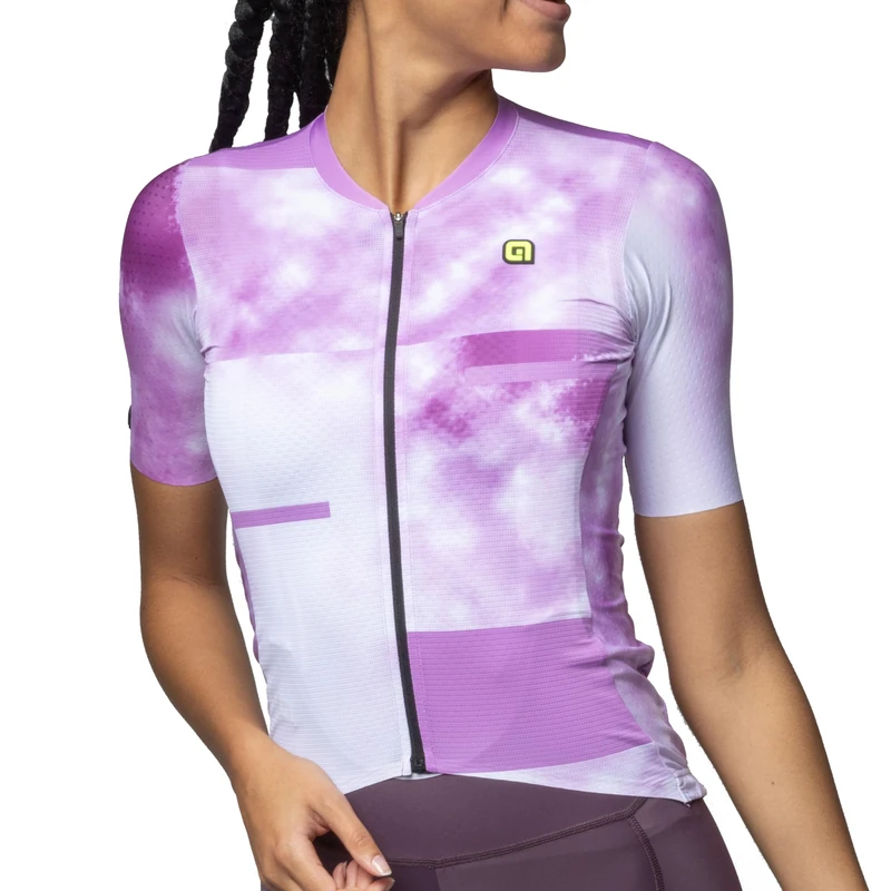 Alé Cycling Women's PR.E Atmosfera Cycling Jersey, Peony, XS