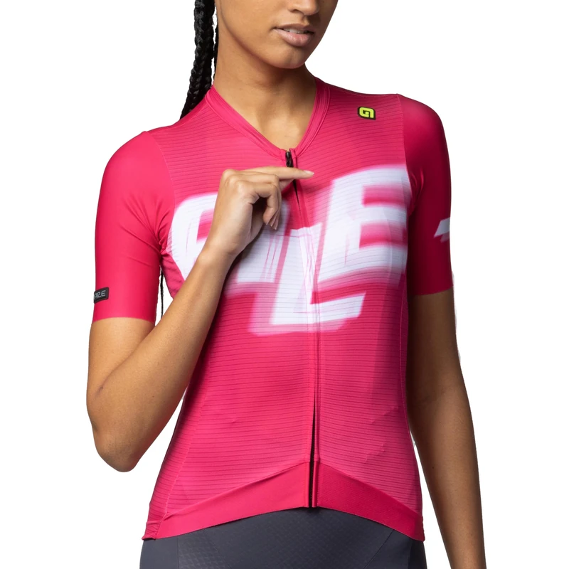 Alé Cycling Women's PR.E Sauvage Cycling Jersey, Strawberry, M