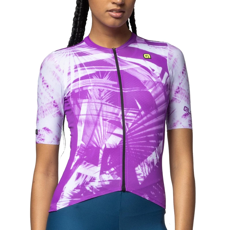Alé Cycling Women's PR.E Palm Cycling Jersey, Cyclamen, M