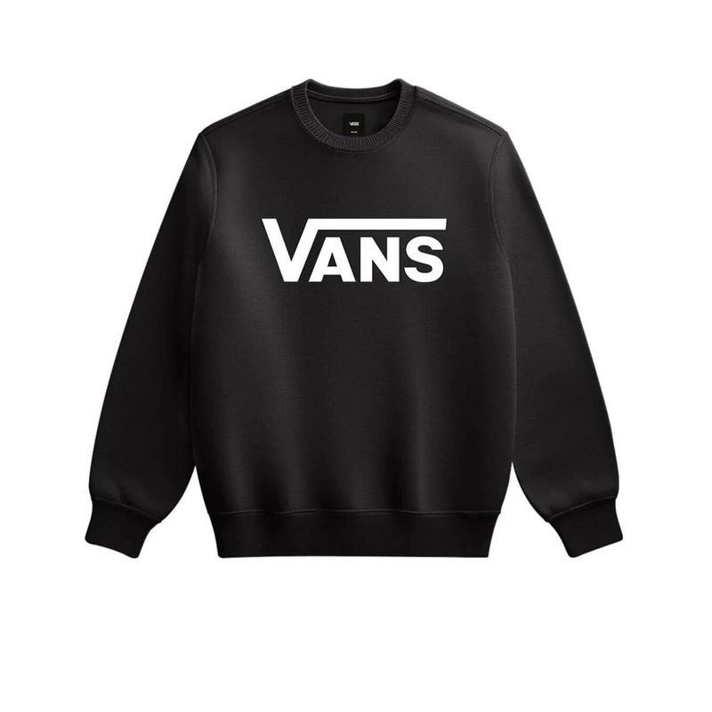 Vans Men's Classic Iii Crew, Black, S - Image 1