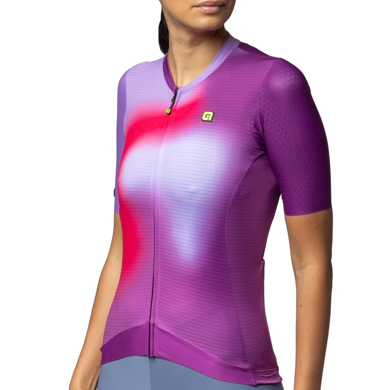 Alé Cycling Women's PR.E Flash Cycling Jersey, Viola/Purple, XL - Image 1