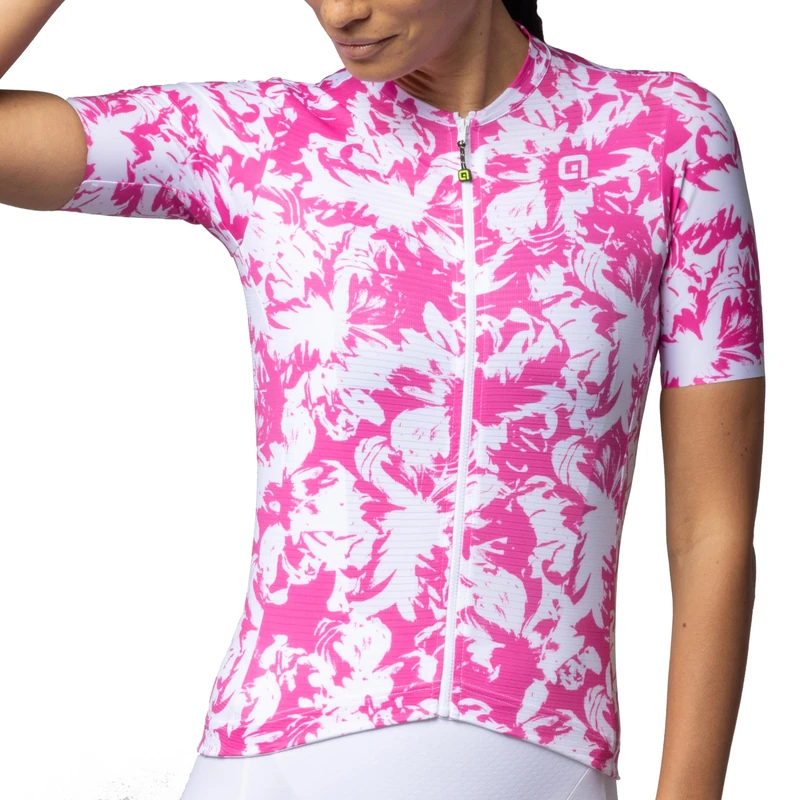 Alé Cycling Women's Pragma Essenza Cycling Jersey, Fucsia, S