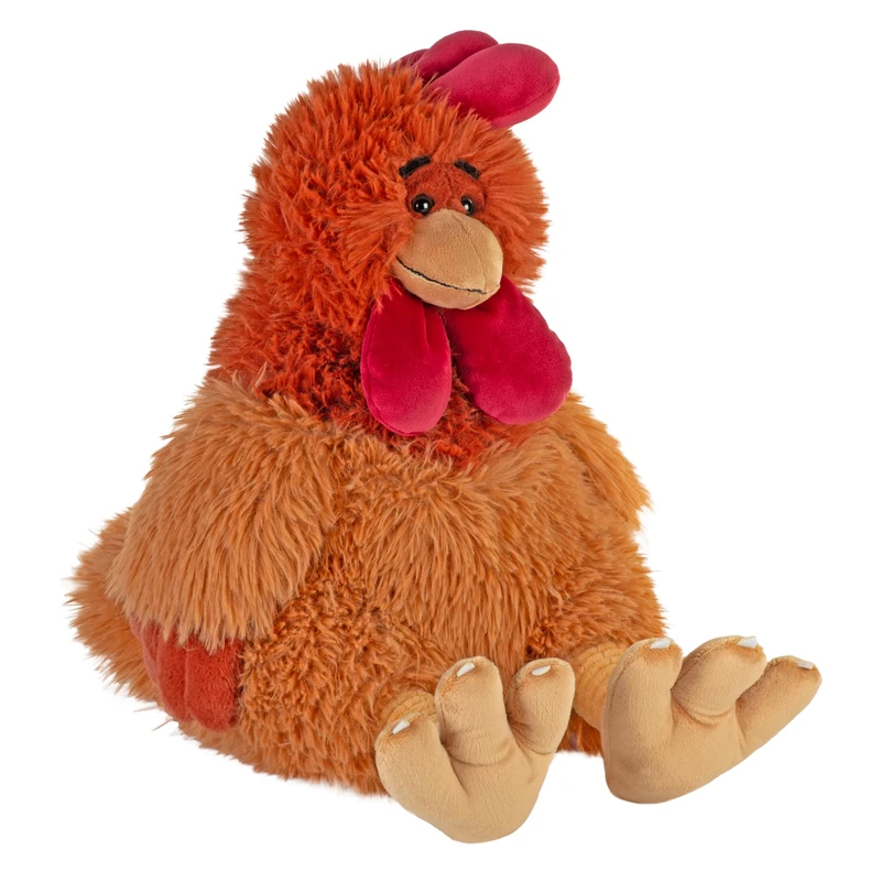 Wild Republic Snuggleluvs, Chicken, Weighted Stuffed Animal, 15 inches, Gift for Kids, Plush Toy, Fill is Spun Recycled Water Bottles