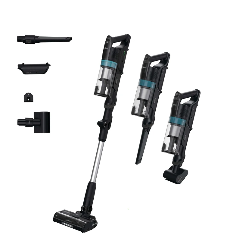 Hoover HF1 Plus Pet Flexi HF1PZ10PX 011, Electric Broom, Black/Silver/Light Blue