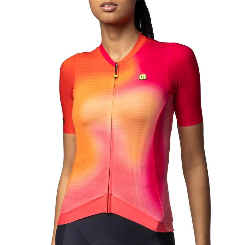 Alé Cycling Women's PR.E Flash Cycling Jersey, Orange, M