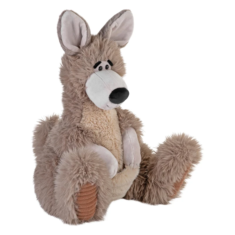 Wild Republic Snuggleluvs, Kangaroo, Weighted Stuffed Animal, 15 inches, Gift for Kids, Plush Toy, Fill is Spun Recycled Water Bottles
