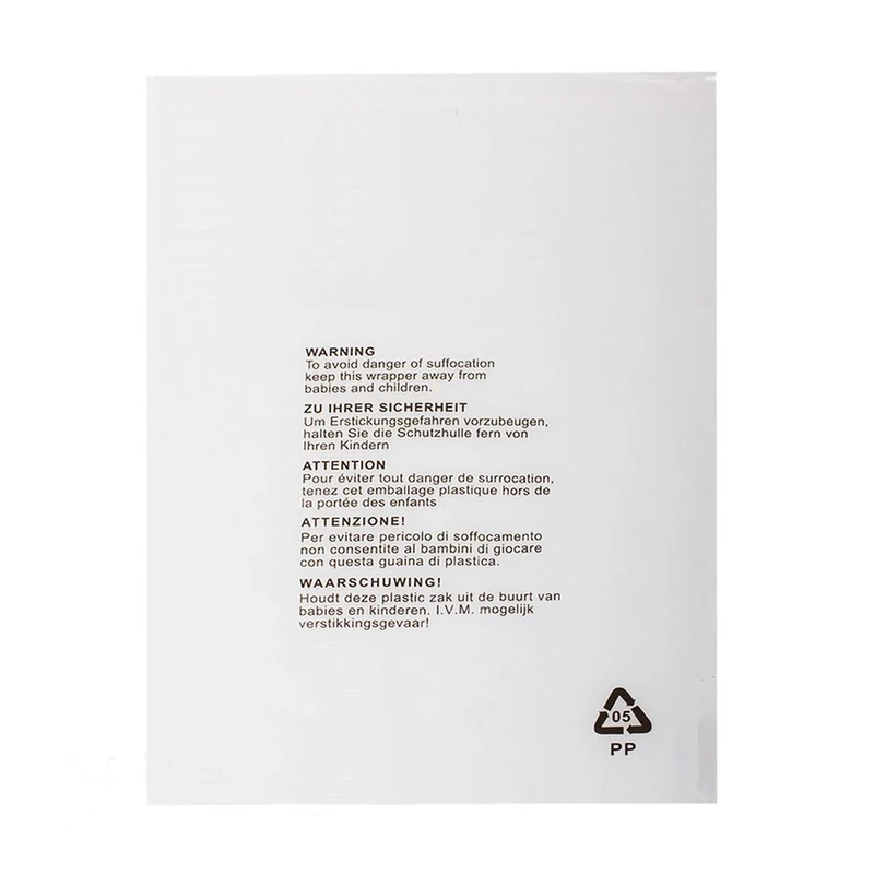 2000x 10x12" Clear Plastic OPP Garment Bags Packaging Self Adhesive Peel And Seal Tranparent Mailing