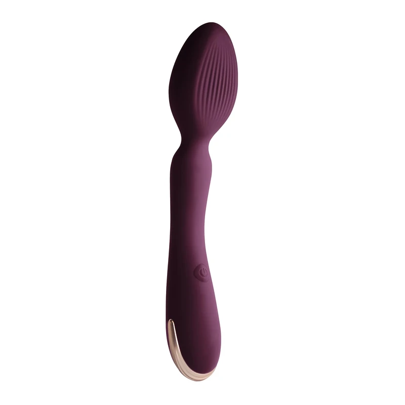 Climaximum Aurora – Ergonomic Wand Vibrator with Textured Head, 10 Modes (3 Speeds & 7 Patterns), Powerful for Targeted Stimulation or Full Body Massage, Quiet, 259g