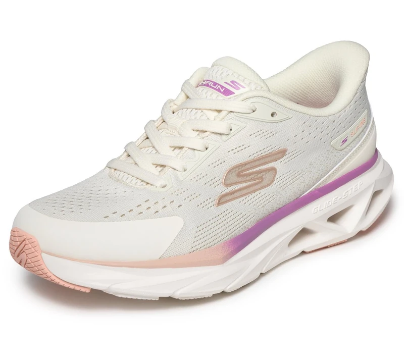 Skechers Women's Slip-Ins: Glide Step Vortex Trainer, Natural, 7 UK