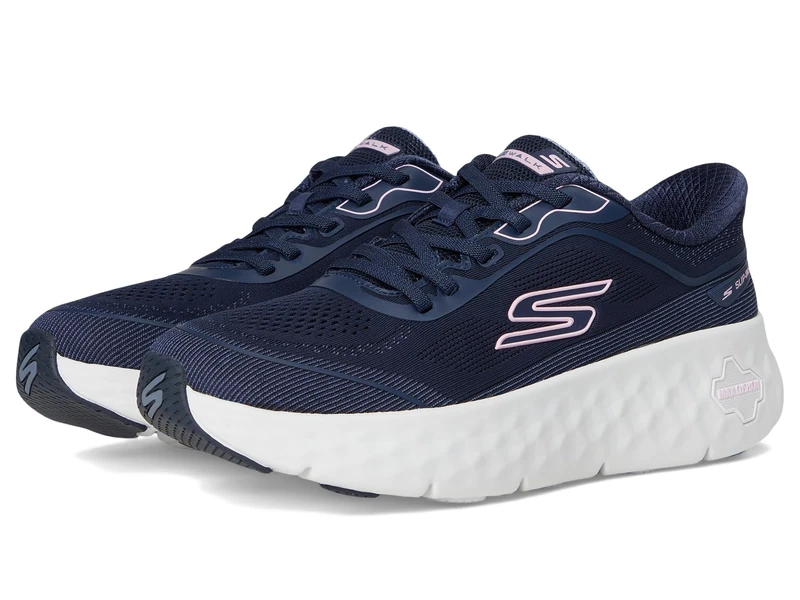 Skechers Women's GO Walk MAX Cushioning Flex REMI Trainers, Navy, 7.5 UK