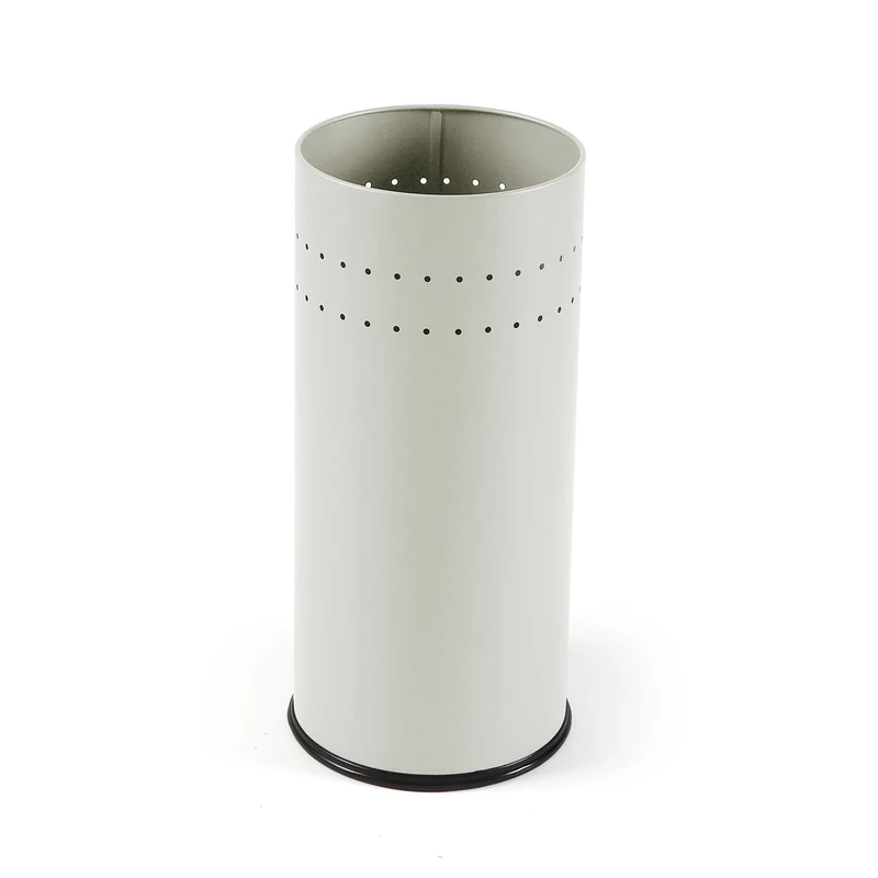 Versa Malena Umbrella Stand for Entrance, Bedroom or Hall, Modern Umbrella Holder, Dimensions (H x L x W) 50 x 23 x 23 cm, Metal, Matte White