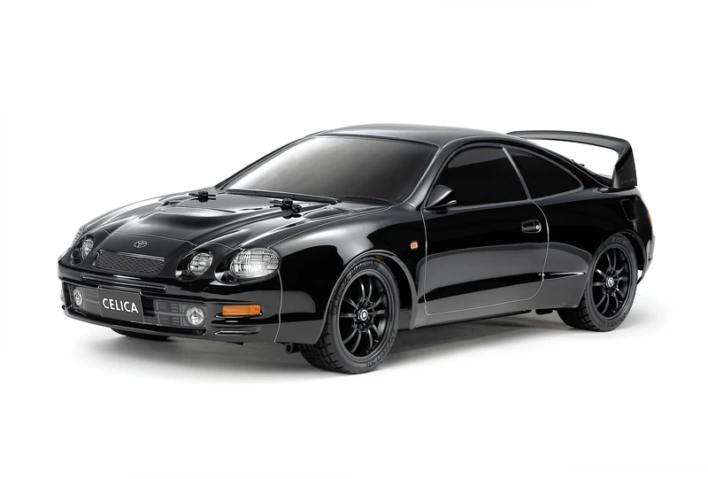 TAMIYA 47510 1:10 RC Toyota Celica GT-Four ST205 Black TT-02 Remote Control Car, Vehicle, Model Building, Assembly, Hobby, RC Kit