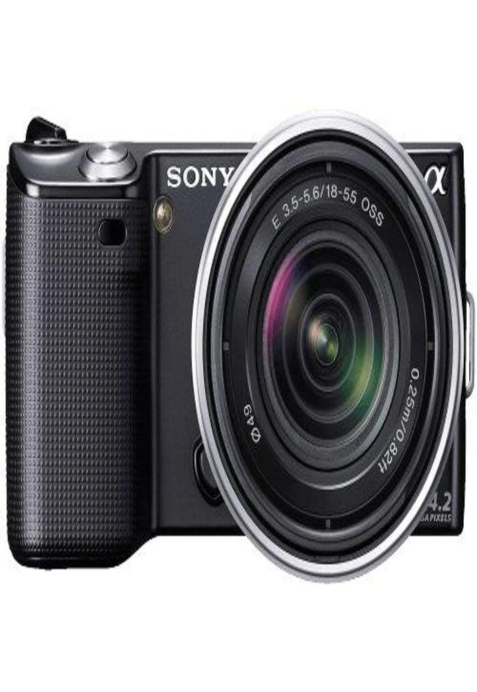 Sony NEX-5 Compact Digital Camera 14.2 Mpix Black (Renewed)