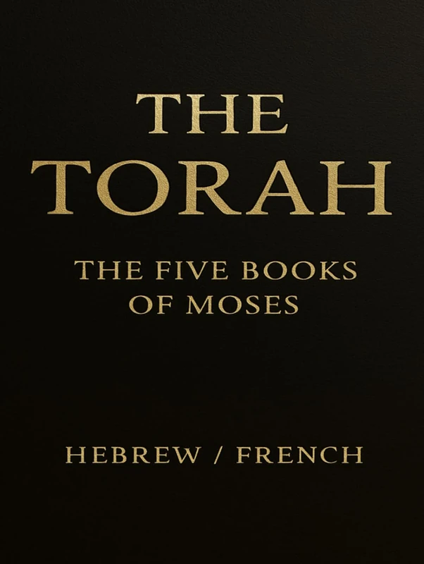 The Torah in French and Hebrew - La Genèse, L’Exode, Le Lévitique, Les Nombres, Le Deutéronome