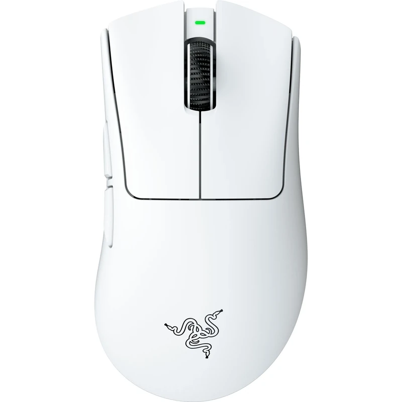 Razer DeathAdder V4 Pro - Ultra-lightweight Wireless Ergonomic Esports Mouse - 57g - 2,4 Ghz Hyperspeed - Focus Pro 45K Sensor - 8K Hz Polling - Optical Switches Gen-4 - PC/Mac | White