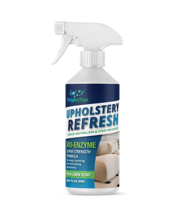 EnzyActive Upholstery ReFresh 500ml - Professional Cleaning Products and Upholstery, Mattress Freshener, Bedding Sofa Spray, Strong Odour Neutraliser and Stain Preventer