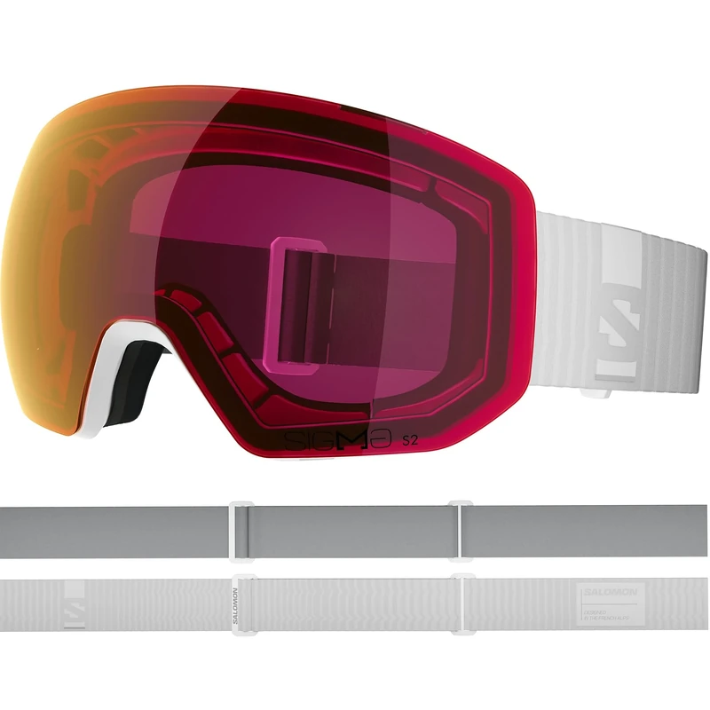 Salomon RADIUM PRO S SIGMA Goggles, Unisex Anti-Fog Ski and Snowboard Goggles for Ski Snowboard and Mountain Adventures