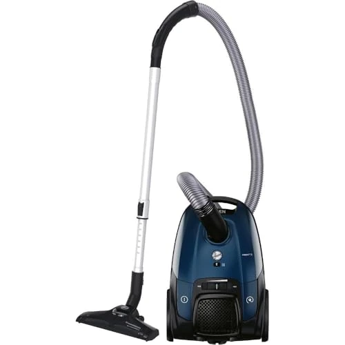 Hoover Telios Extra Lite Vacuum Cleaner with Compact Bag Powerful 700W, Capacity XL 3.5L, Silent 69 dBA, Hard Floor Brushes-Carpet & Special Parquet, Washable EPA Filter, Accessories, TXL70HM
