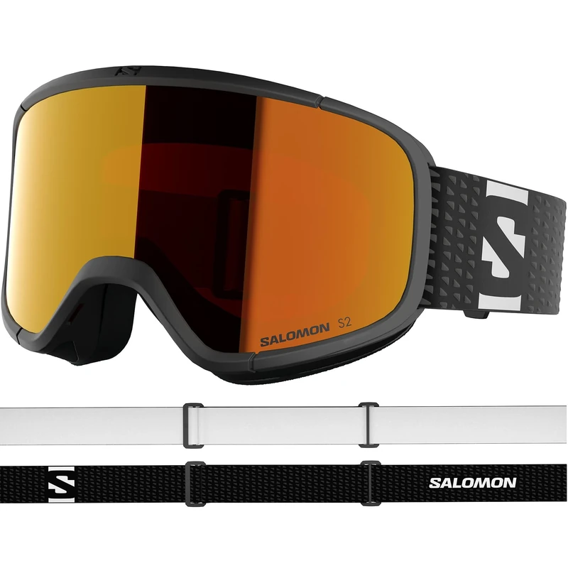 Salomon AKSIUM 2.0 LBF Goggles, Unisex Anti-Fog Ski Goggles for Ski Snowboard, Mountain, and Outdoor Adventures