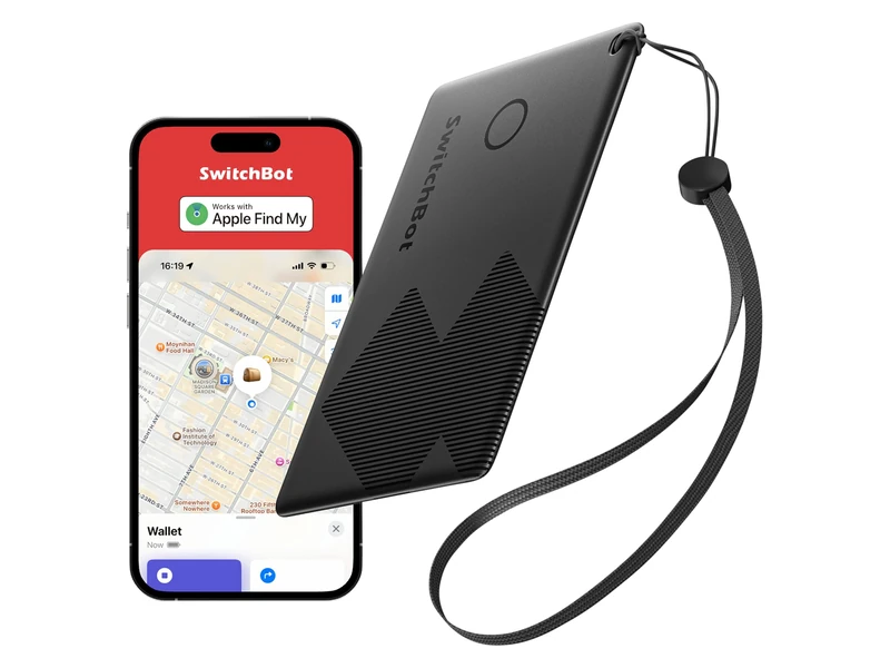 SwitchBot Wallet Tracker Card NFC Compatible, Black - Image 1