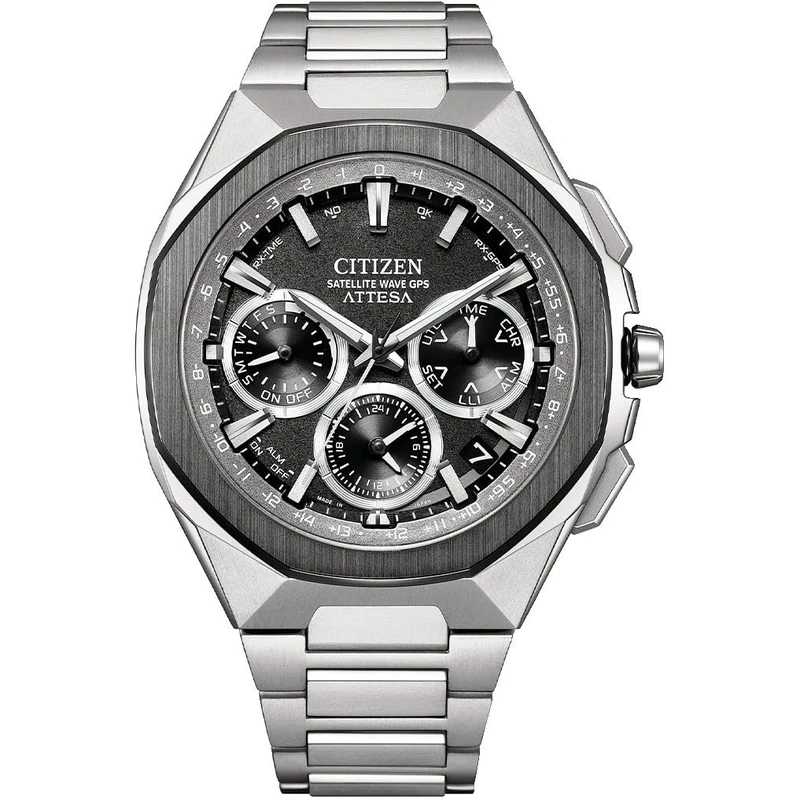 Citizen Men Chronograph Eco-Drive Watch Attesa Satellite Wave GPS