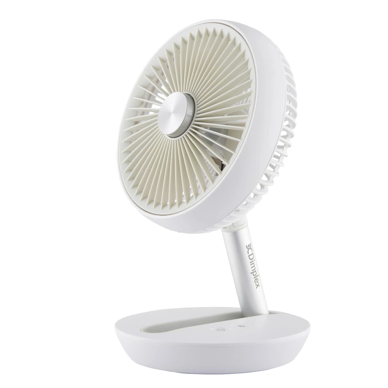 Dimplex Rechargeable Cordless Desk Fan with Whisper Quiet DC Motor