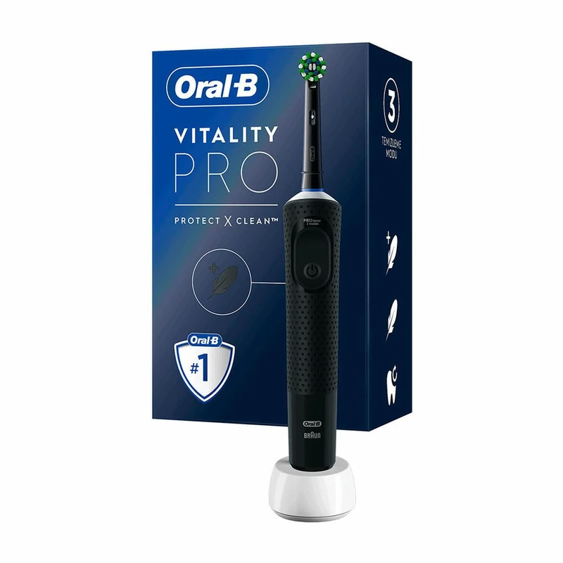 NOVA ENGEL Vitality Pro Negro Cepillo Eléctrico 1 U - Image 1