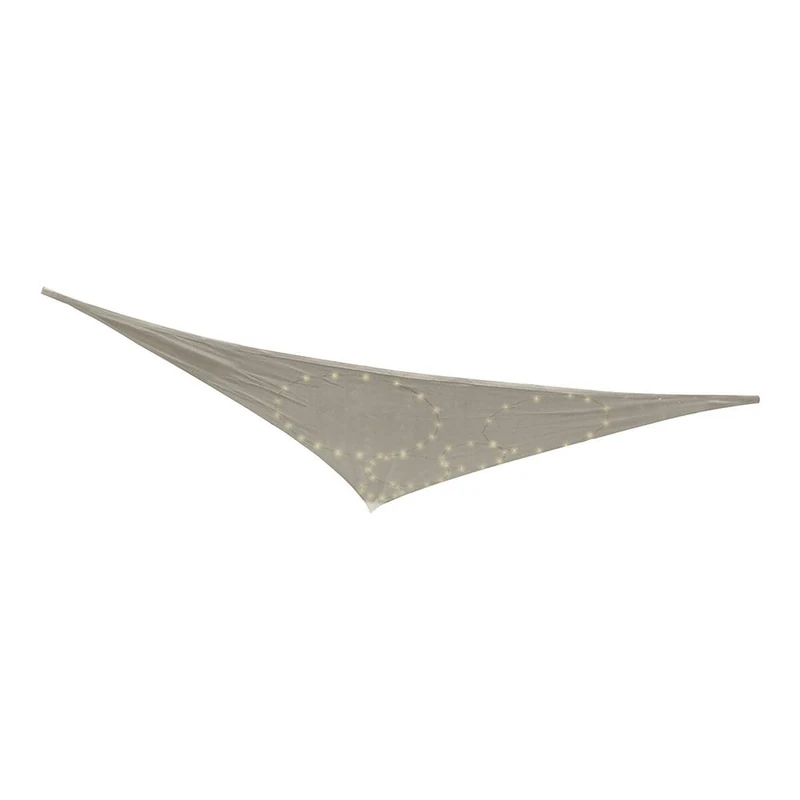 Fabric Grey 3 x 3 x 3 m LED Light Outdoor Solar Awning – Brand: BigBuy Outdoor – EAN: 8720194439692 - Image 1