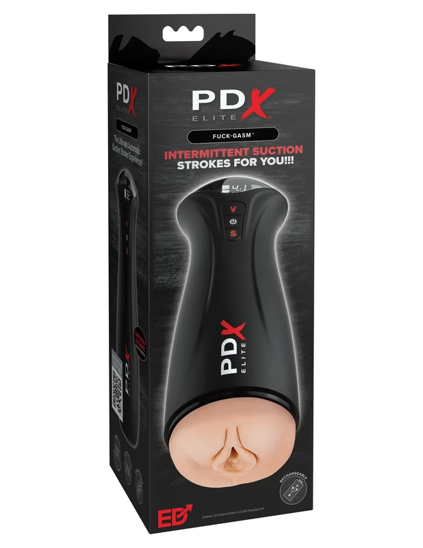 PDX Elite Fuck-GASM Masturbator, Light, 24.5 cm