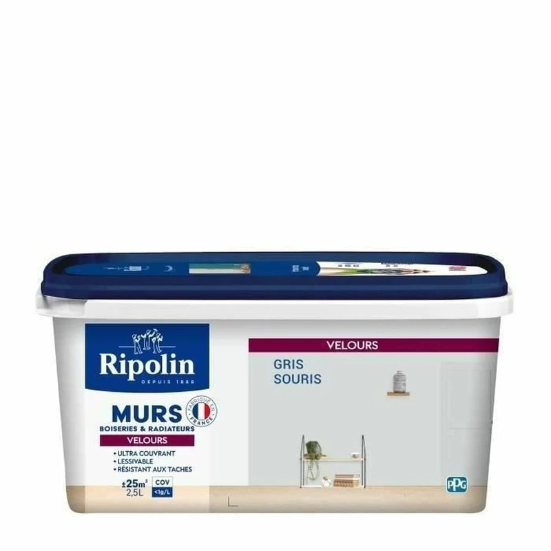 Primer Paint Ripolin Grey 2.5 L Matt - Brand: Ripolin - EAN: 3174269078128