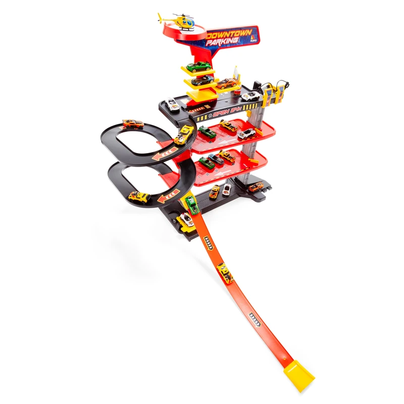 Molto Garage Parking with Vehicles - 4 Floor Playset
