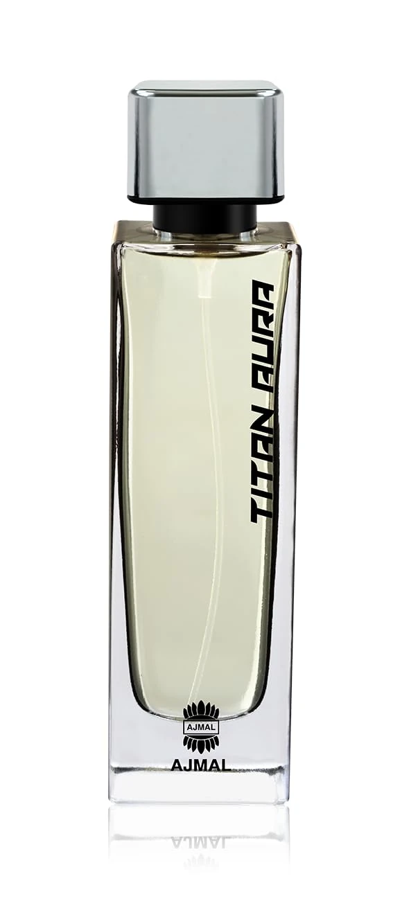 AJMAL TITAN AURA EAU DE PARFUM 100 ML FOR HIM CITRUS AROMATIC PERFUME LONG LASTING - MADE IN DUBAI