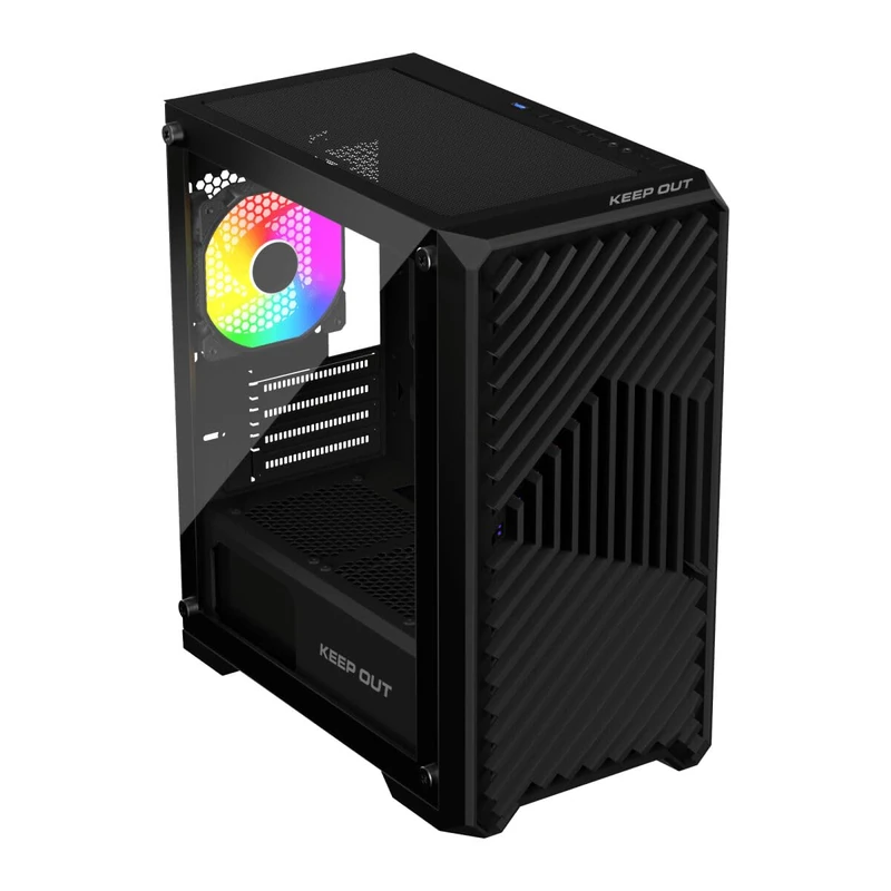 KEEP OUT XC-220 ARGB 4FANS ATX Semi-Tower Box Black - Brand: KEEP OUT - EAN: 8435099533399